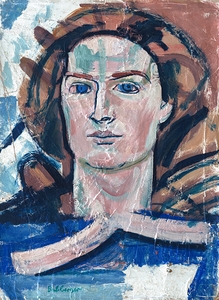 Mädchenkopf by August Babberger [1885–1936]